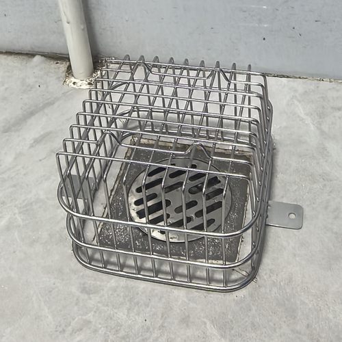 方形地漏不锈钢过滤网网罩户外下水道天台阳台落水口防堵罩防鼠蛇