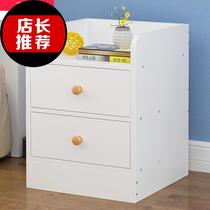 Simple bedside cabinet, bedroom bedside storage cabinet, small cabinet, mini multi-layer storage cabinet, multi-functional and economic edge C