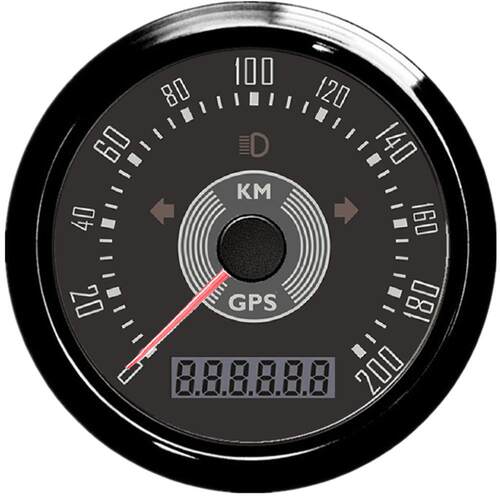 85mm复古用可调里程表28660码表指针GPS速度表10 200KM150 1 660M