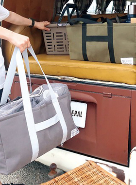 日本POST GENERAL手提袋抽绳大容量男单肩户外包露营可折叠收纳袋