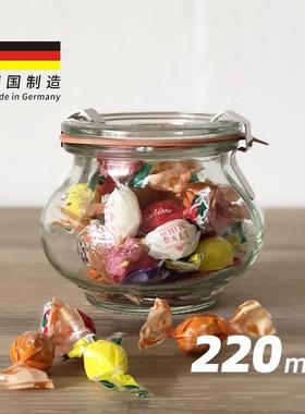 weck德国进口密封罐食品级玻璃罐水果收纳罐储物罐泡菜罐果酱瓶