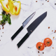 Fine Craft日本进口三德刀钼钒钢菜刀黑色水果刀切菜刀厨房刀具