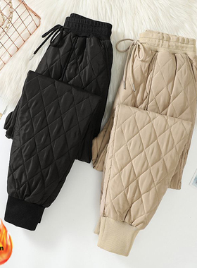 Wear light and warm cordon pants春秋款可外穿轻薄保暖束脚棉裤