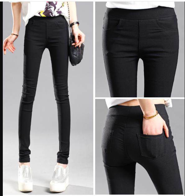 slim slim pencil pants ninth leggings 修身显瘦打底九分铅笔裤
