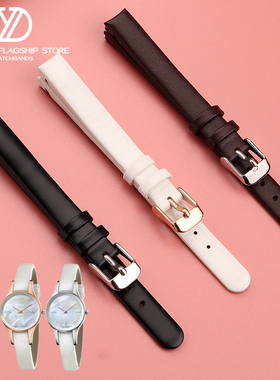 适用CK表亮光专用真皮手表带K43231 K43232 K43235 K43236系列10