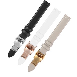 小尺寸平纹表带适配维多利亚海德手表带 Mockberg PETITE系列真皮