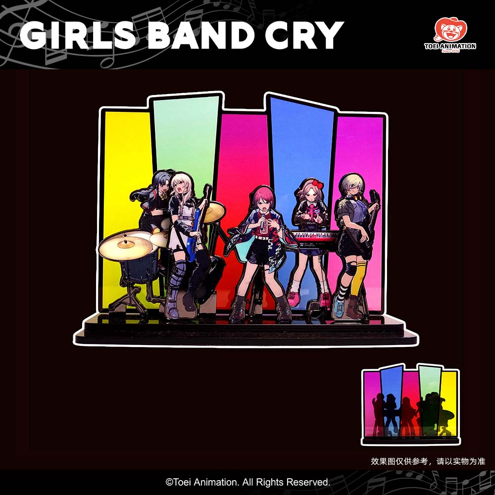 少女乐队的呐喊金属立牌GBC周边图片