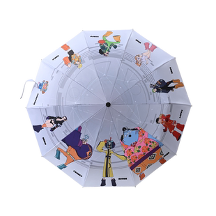 东映动画 航海王 艾格赫德系列黑胶稳固抗风晴雨伞 生活周边新品