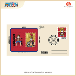 新品首发 东映动画 航海王 OP_Dressrosa_Envelope 周边产品 邮票