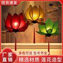 2025年新款 饰灯具 中式 莲花灯笼灯吊灯禅意茶室佛堂寺庙景区吊顶装