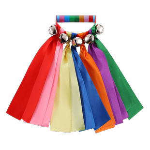 手摇铃道具儿童舞蹈体操器械老师推荐运动会开幕式手拿彩色手铃