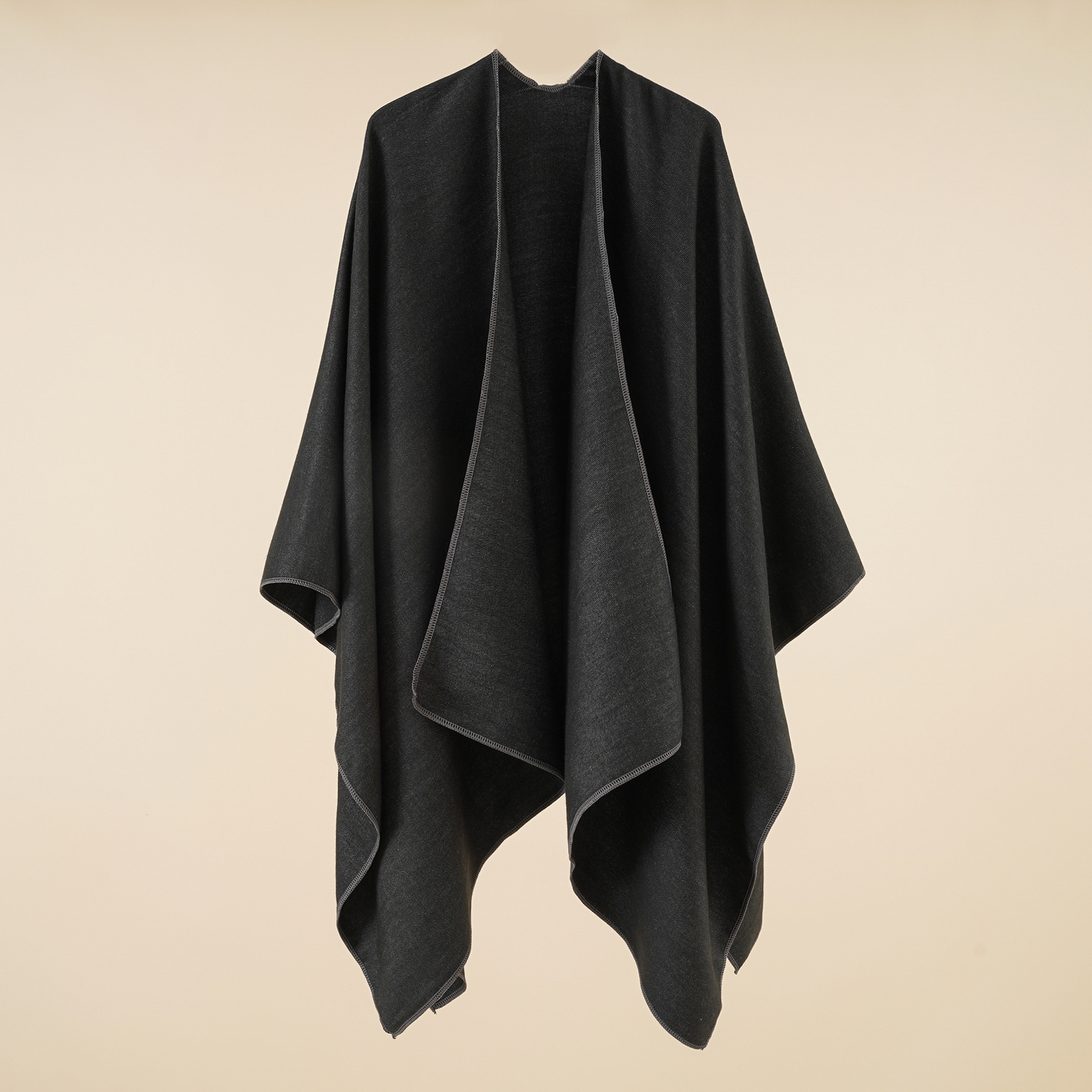 Shawl Warm Cloak Women Men 纯色大披肩斗篷男女四季空调屋保暖