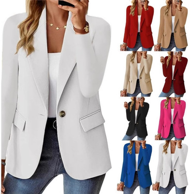 Long sleeved cardigan, small suit jacket for women