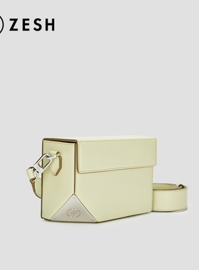 ZESH/泽尚CUBELET小号斜挎包女士精致时尚女包单肩包真皮高级包包