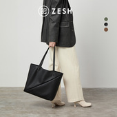 泽献大号托特包单肩包大容量腋下包女包新款 ZESH 泽尚 手提包包