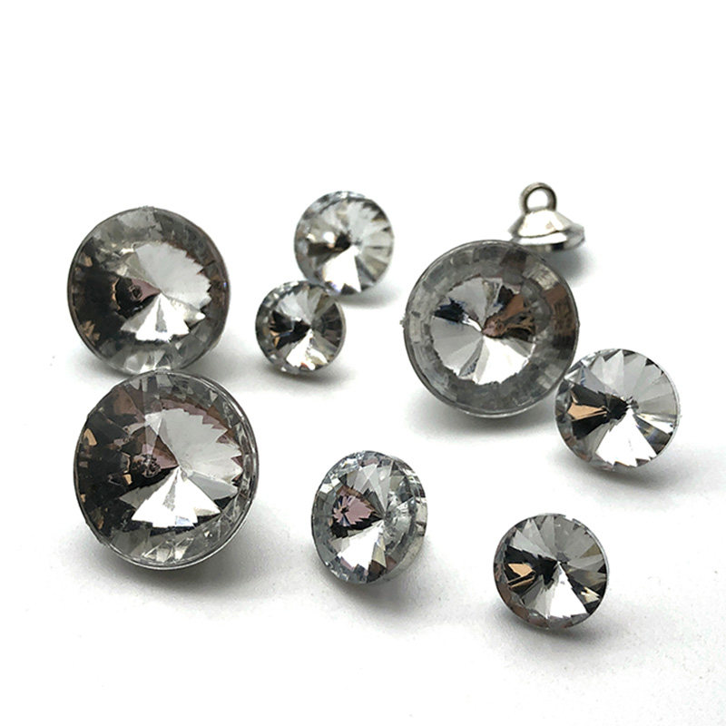 闪亮羊绒针织开衫蘑菇玻璃水晶