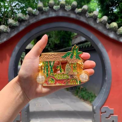 杜甫草堂创意文创立体磁吸冰箱贴