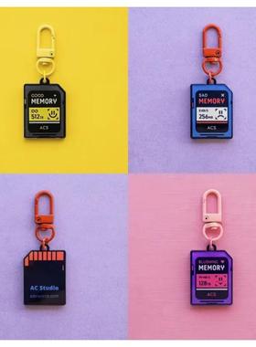 心跳回忆MemoryCard亚克力钥匙扣创意包包装饰挂件时尚个性礼物