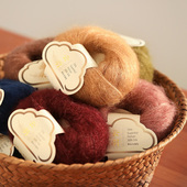 编织人生云羽 70%幼马海毛30%真丝织毛衣披肩线手工编织毛线细线