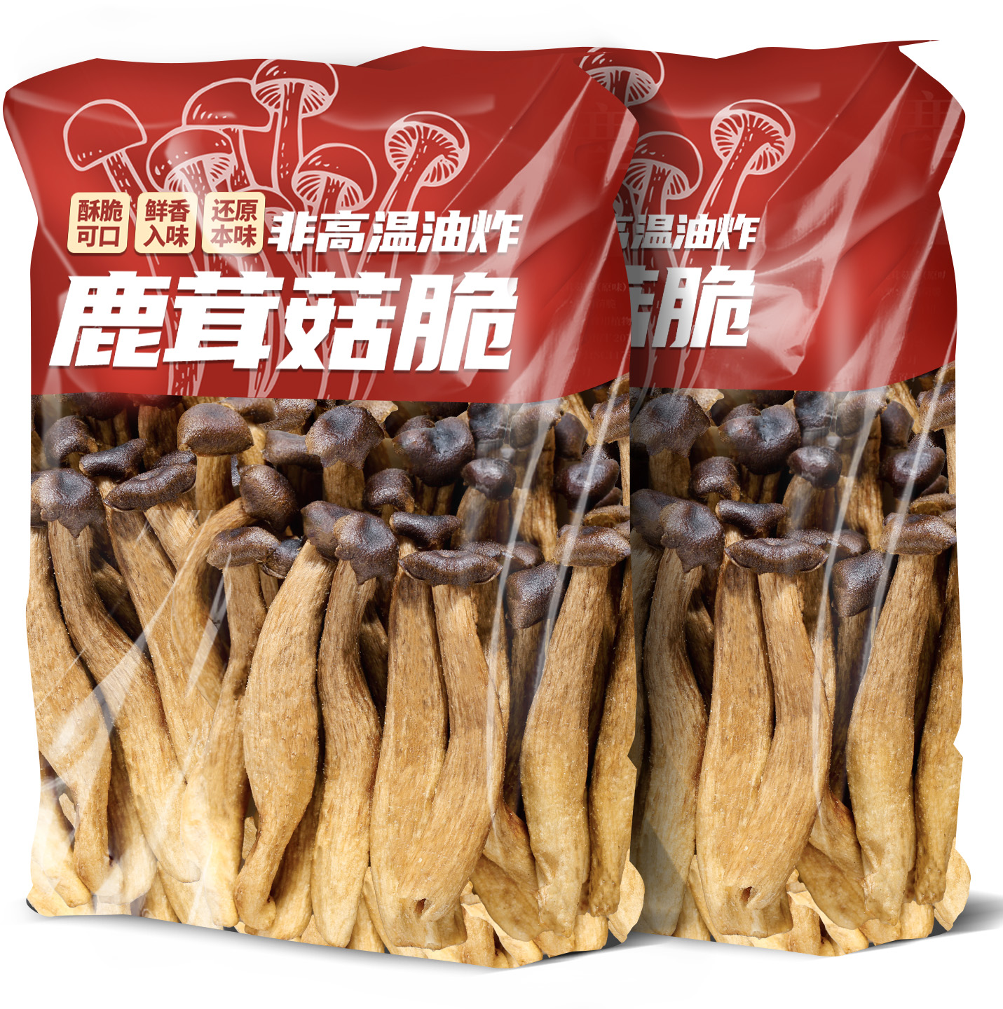 鹿茸菇脆开袋即食零食黑松露原味