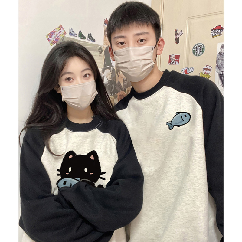 情侣装卫衣秋冬季2024新款