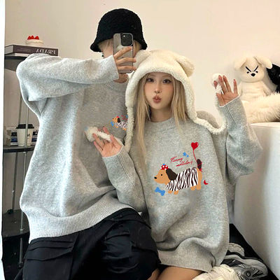 乔巴先生特别的情侣装毛衣秋冬季2025新款美式慵懒高级感针织衫男