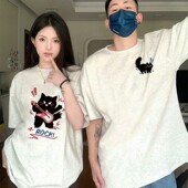 潮流2026新款 T恤短袖 夏季 衣服特别 不一样情侣装 高级感套装 夏装