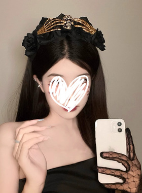 hair accessories women's funny skeletons ghost claw hairband