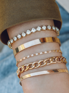 New set bracelet, retro claw chain, hand jewelry bracelet,