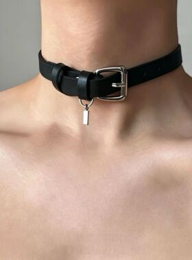 Love Anime Collar Rock punk hip-hop Necklace leather choker