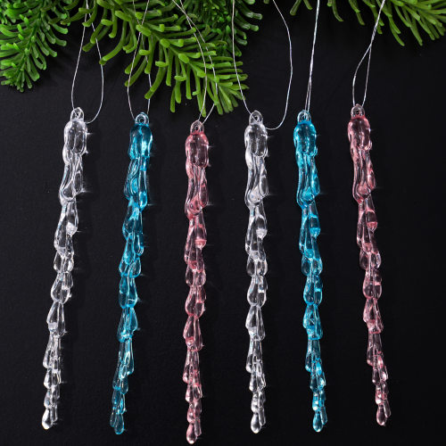 Christmas tree decoration ice cream pendant Fake ice bars