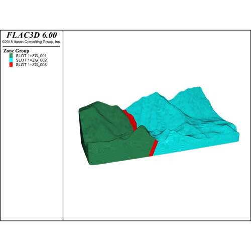 FLAC3D真三维地质模型，边坡，煤矿等均可以，犀牛建模可以代做