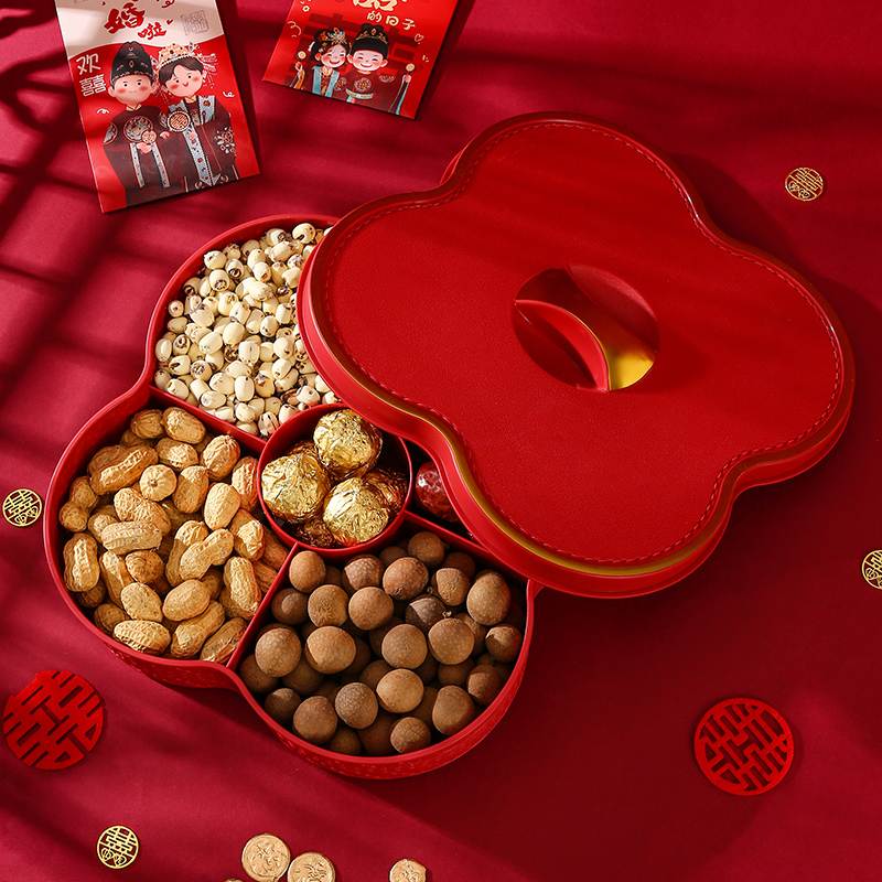 早生贵子模具果盘喜糖盘干果盒