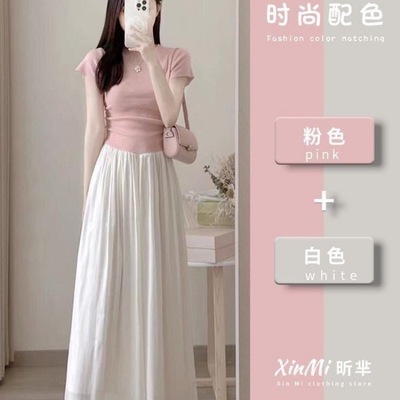 夏装温柔风淑女穿搭女装套装