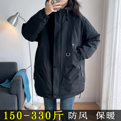 大码棉服女冬季显瘦不臃肿冲锋衣