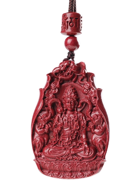 朱砂本命佛吊坠紫金砂生肖守护神