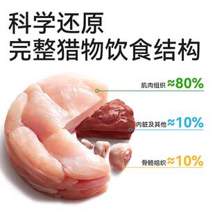 帕特生骨肉猫主食冻干有骨有肉通用40g*10袋