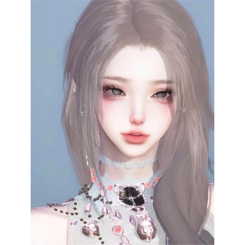 小苍兰 口吃猫 逆水寒手游捏脸 素问九灵神相龙吟血河玄机女通用