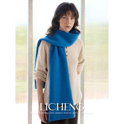 超柔绒感100%澳洲进口羊毛围巾女