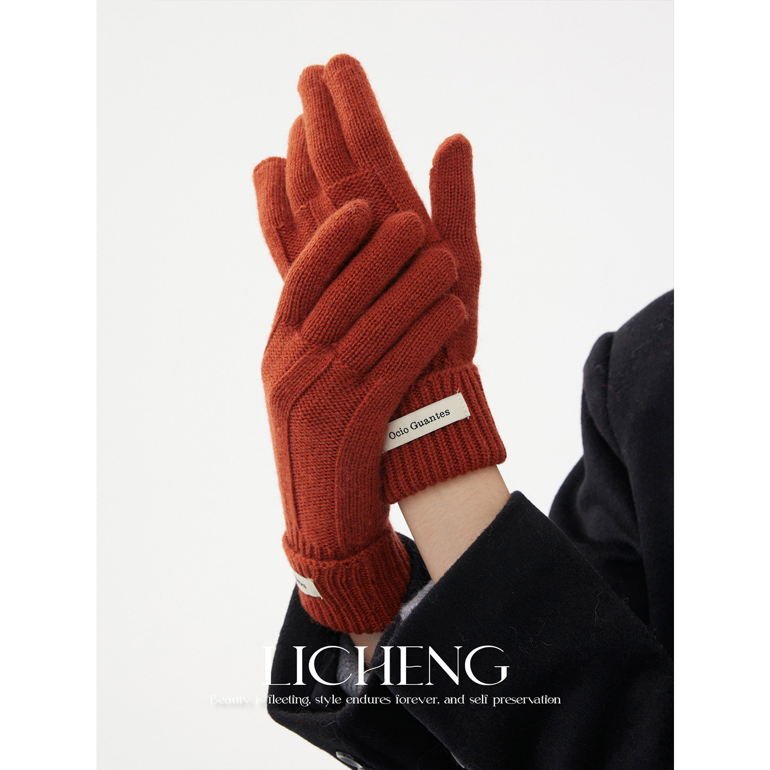 礼诚 冬日温暖100%软糯羊毛针织手套女冬保暖百搭骑行可触屏分指,服饰配件/皮带/帽子/围巾,手套,淘宝优惠券,粉丝福利购,淘宝优惠卷