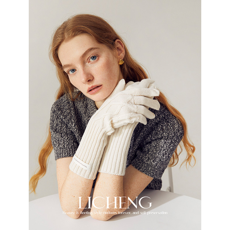 礼诚 纯羊毛手套女秋冬季韩版百搭加厚保暖防寒骑车针织毛线手套,服饰配件/皮带/帽子/围巾,手套,淘宝优惠券,粉丝福利购,淘宝优惠卷