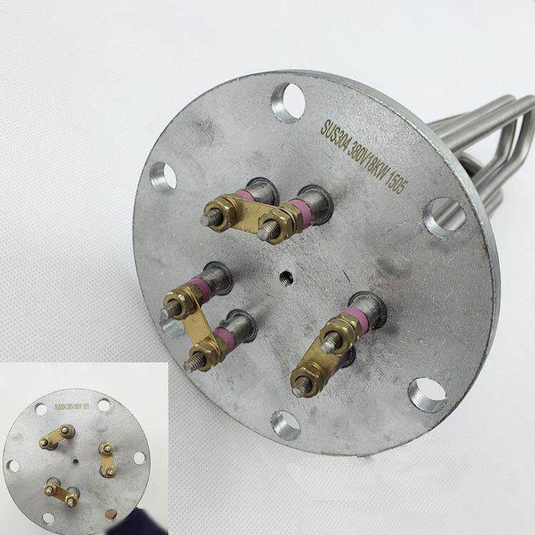 蒸烫机加热管蒸汽电锅炉电热管140法兰加热管80V12KW18KW15K