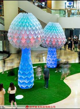 商场奇幻造型夜游美陈大型立体梦幻美陈雕塑dp项目装置定制工厂