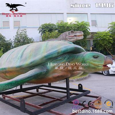 大型绿色海龟模型仿真机械电动乌龟动物模型自然博物馆热销产品