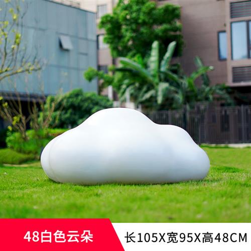 玻璃钢几何兔子雕塑户外公园园林景观售楼处抽象块面大型动物摆件