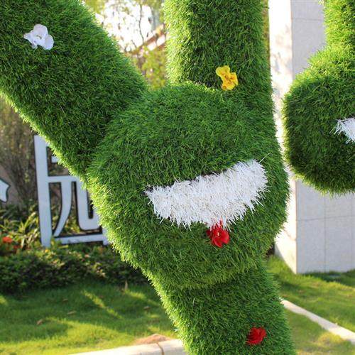 大型绿植音符雕塑户外玻璃钢音乐元素摆件艺术学校广场音乐厅美陈