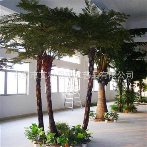 大型桫椤树植物移动恐龙馆装饰大树园林落地假树绿植