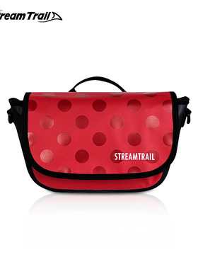 日本StreamTrail Clam Dot 防水斜跨包邮差包户外防雨多功能 4.5L
