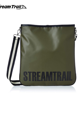 StreamTrail竖款户外防水包时尚商务休闲斜挎包男方形单肩骑行包