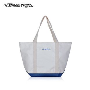 日本StreamTrail时尚拼接单肩手提包托特包潮流休闲袋防泼水女包